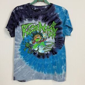 Rico Nasty Tie-Dyed T-shirt Blue Green S